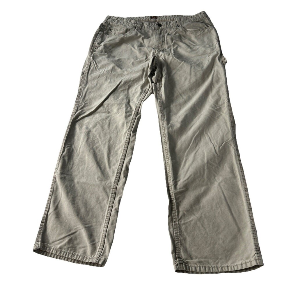 Ridgecut Jeans Toughwear Mens Straight 38x30 Beige Utility